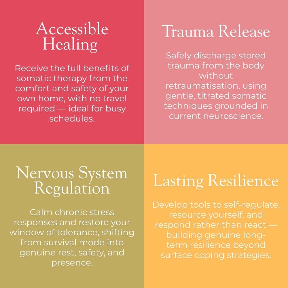Online Somatic Therapy (Integrative) Benefits at The Dublin Wellbeing Centre Dublin 2